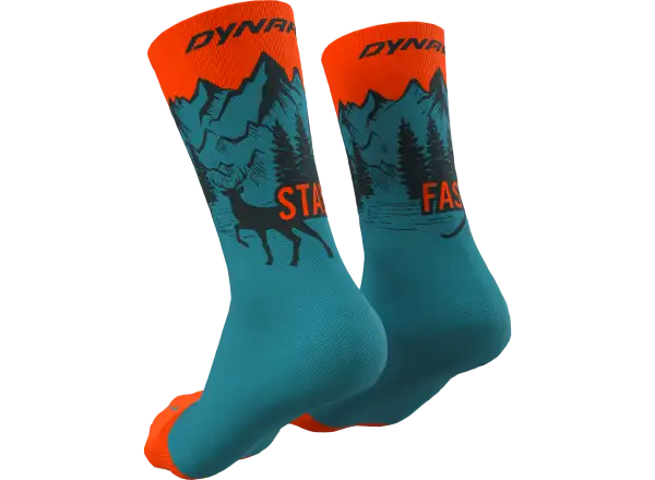 Dynafit Stay Fast sport socks Storm Blue