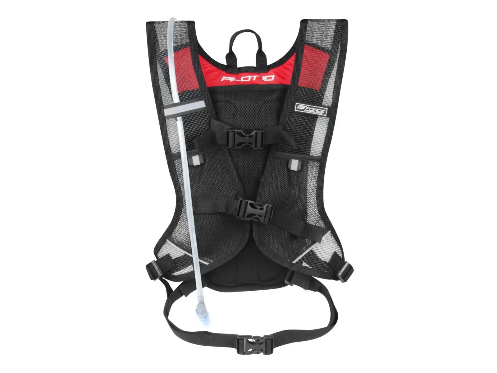 Force Pilot Plus backpack 10+2 l reservoir black/red