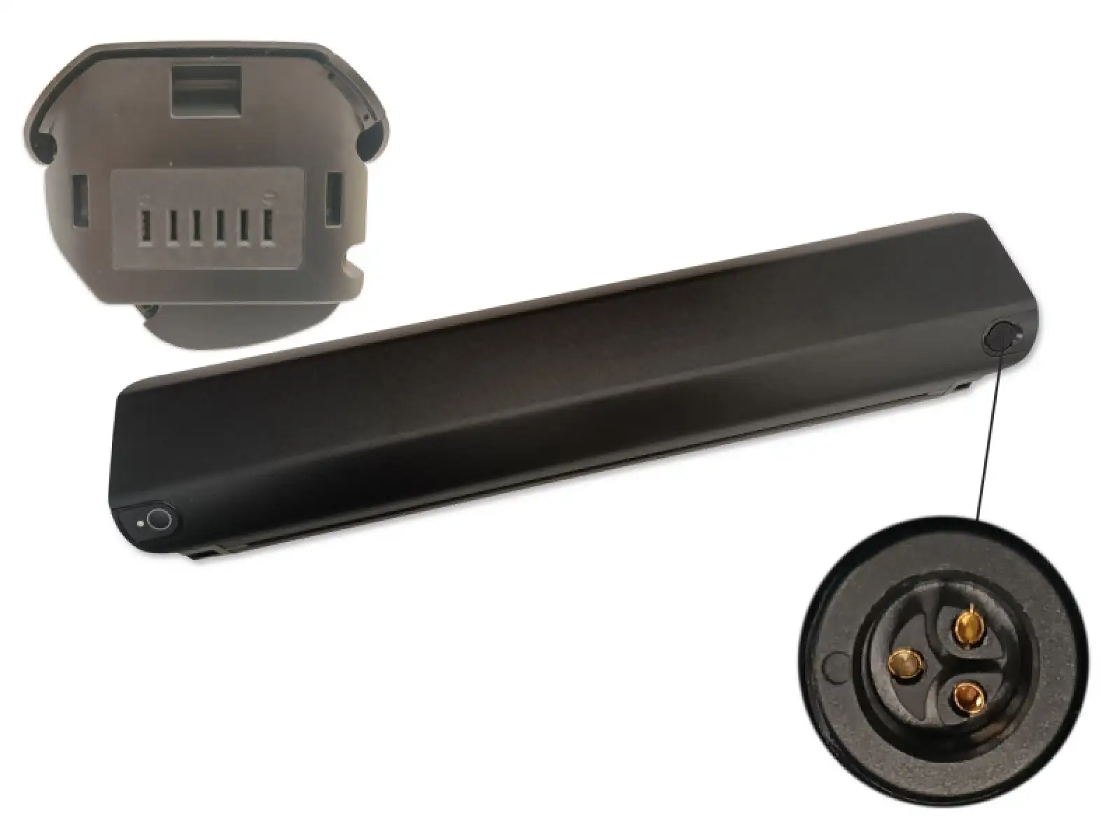 Crussis battery LG Li-ion 36V - 25 Ah / 900 Wh, fully integrated, černá, type 2