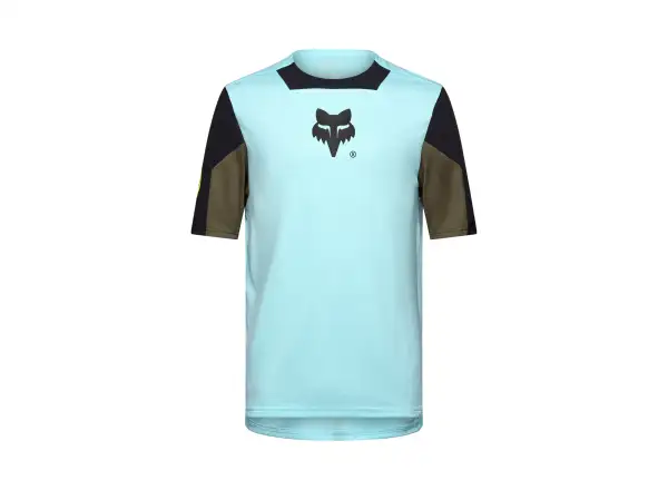 Fox Defend men's jersey short sleeve Light Blue