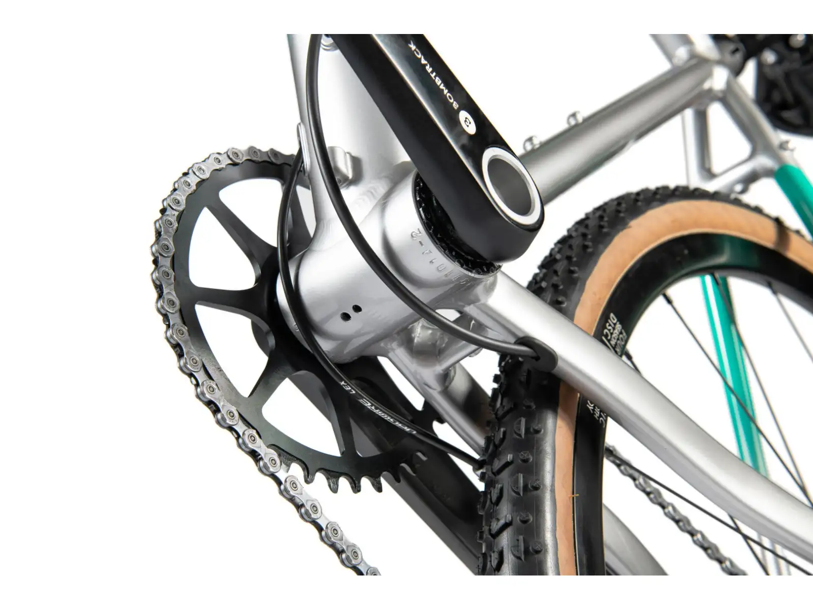 Bombtrack Tension 2 cyclocross bike Glossy Grey / Green