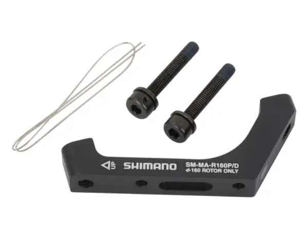 Shimano SM-MA-R160PDH Flat-Mount to Post Mount 160 mm Rear Adapter