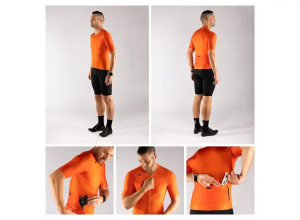Force Mild men's jersey short sleeve orange