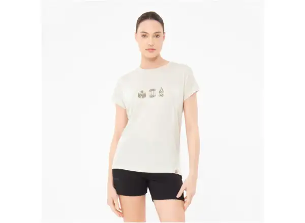 Viking Likelo women's T-shirt short sleeve Beige