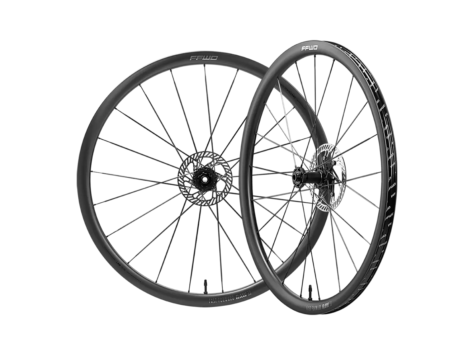 FFWD RAW CS 33 road wheels Matt Black