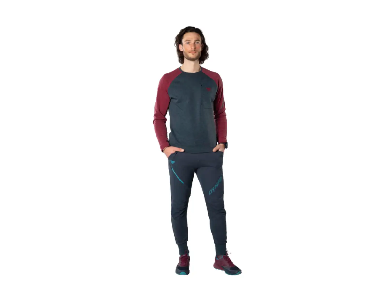 Dynafit 24/7 Polartec men's sweatshirt Burgundy