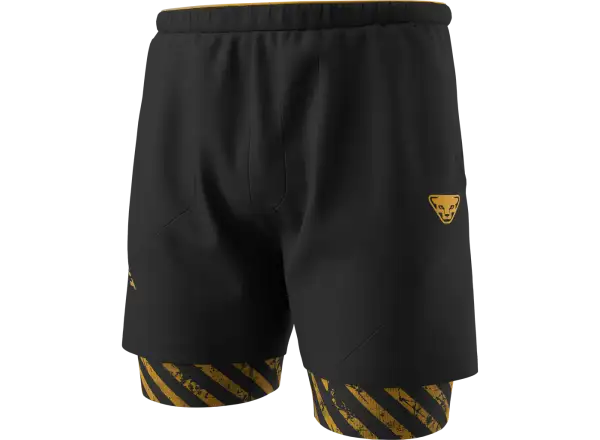 Dynafit Trail 2in1 men's running shorts Black Out