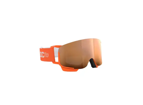 POC POCito Nexal kids ski goggles Fluorescent Orange/Partly Sunny Light Orange