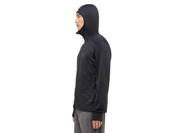 Haglöfs L.I.M Mid Multi Hood men's sweatshirt True Black