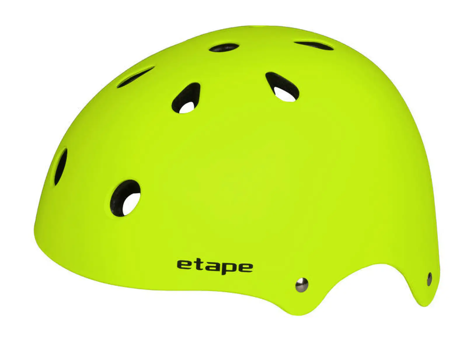 Etape Caddy children's helmet yellow fluo matte