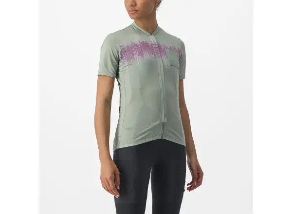 Castelli Unlimited Sentiero 2 women's jersey short sleeve Defender Green