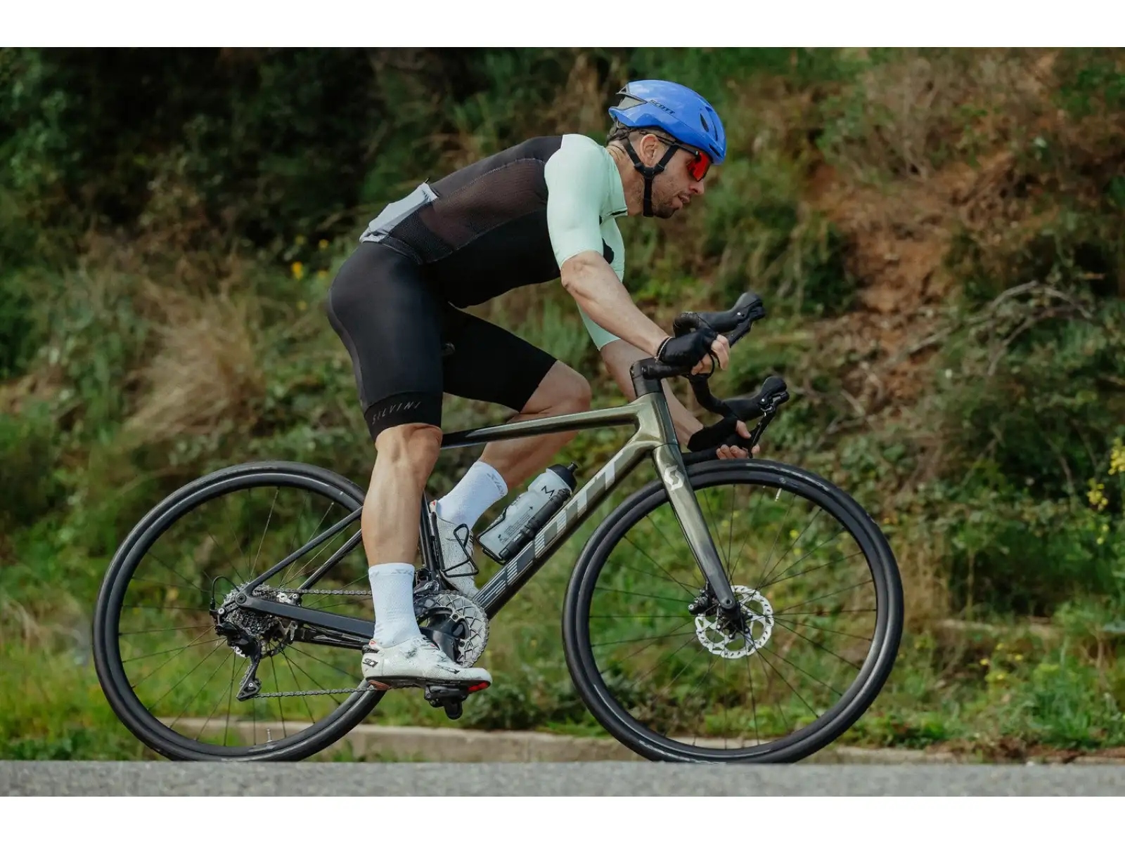 Silvini Stelvio men's jersey Green/Black