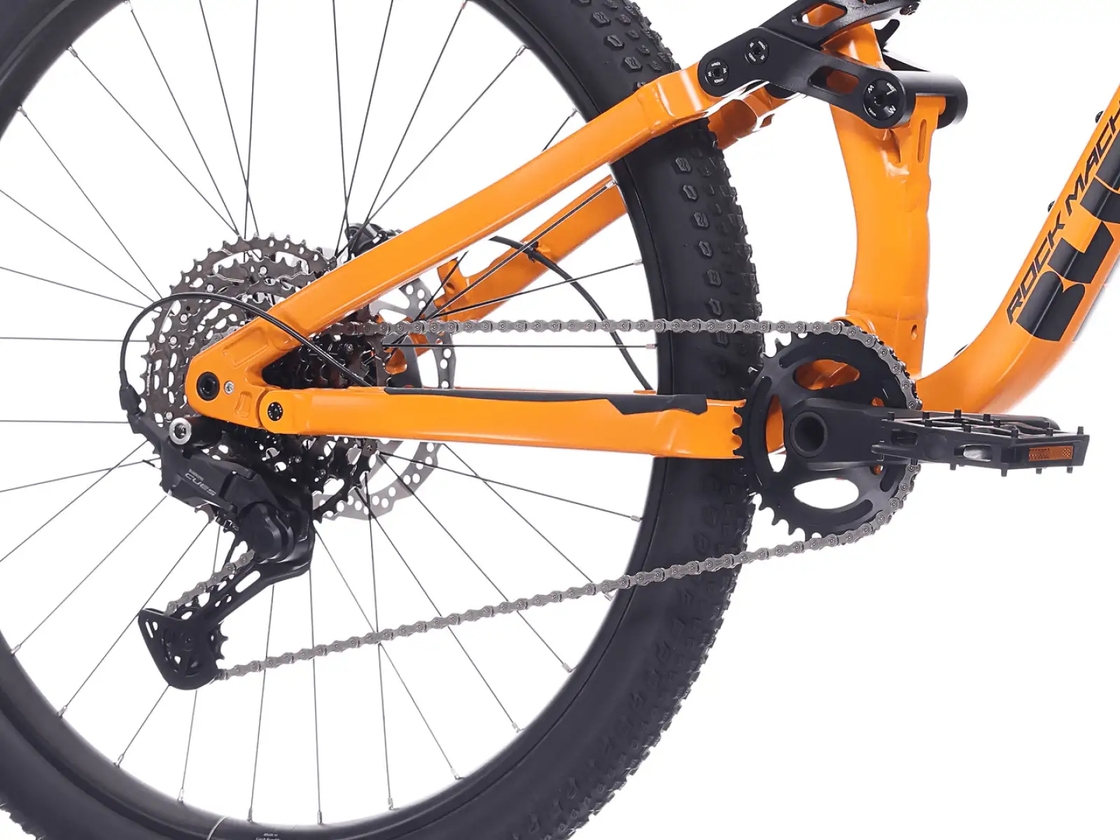 Rock Machine Blizz FS 30-27 mountain bike Matte Lava Orange