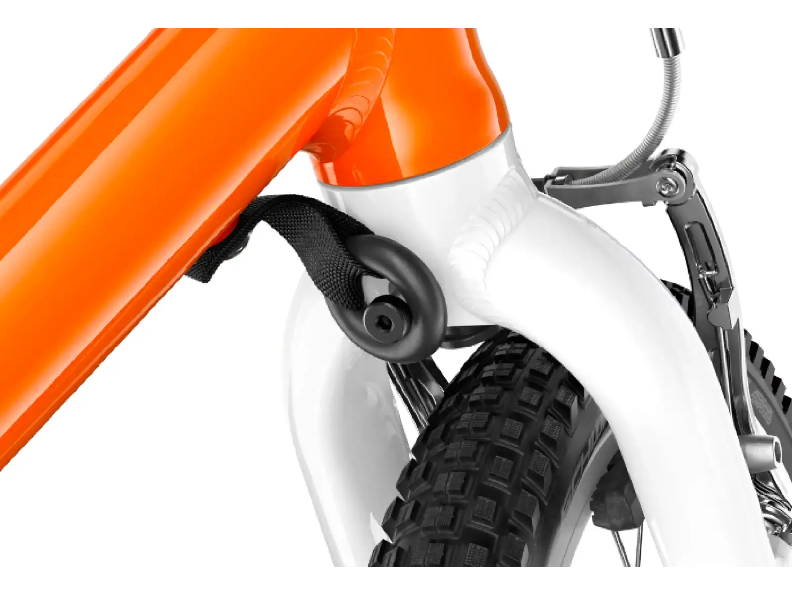 Woom 3 Flame Orange Automagic 16" children's bike