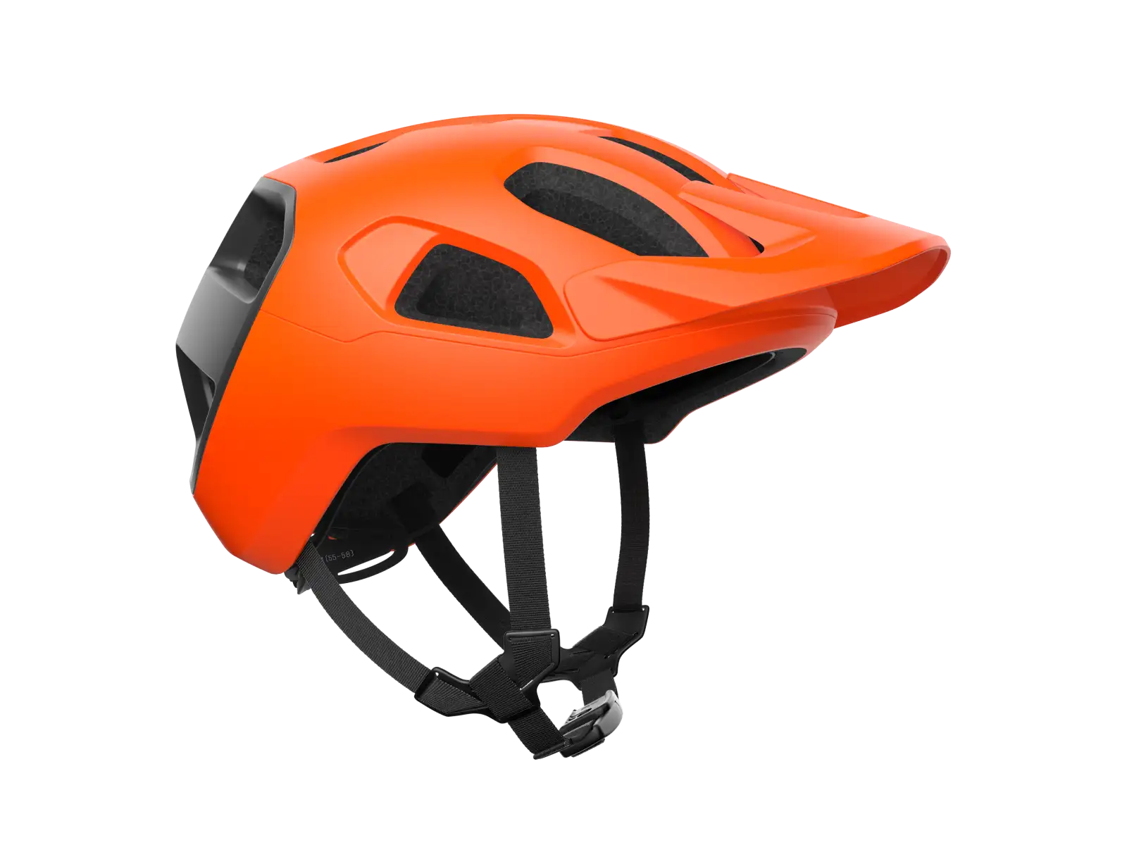 POC Cularis helmet Fluorescent Orange Matt/Uranium Black Matt