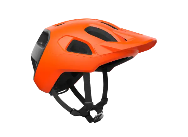 POC Cularis helmet Fluorescent Orange Matt/Uranium Black Matt