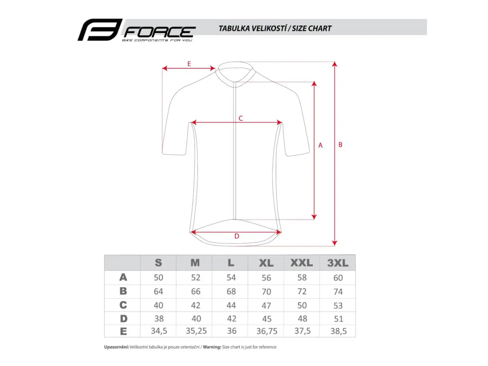Force Game men's jersey short sleeve red