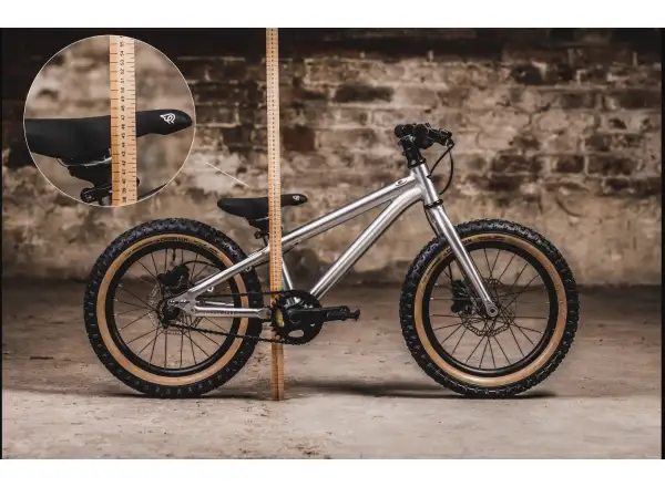 Early Rider Hellion 16 kids bike Brushed Aluminium