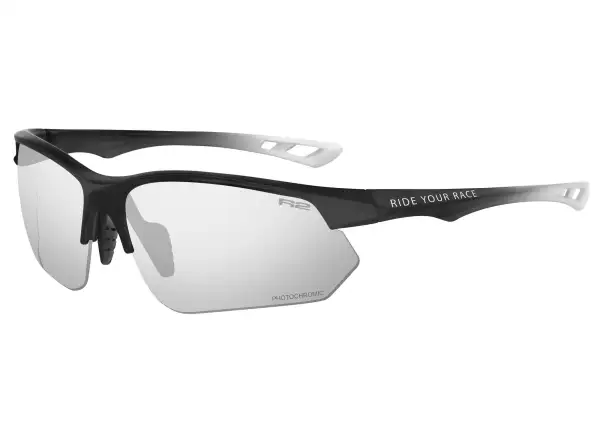 R2 Drop glasses black/white matte/photochromic grey