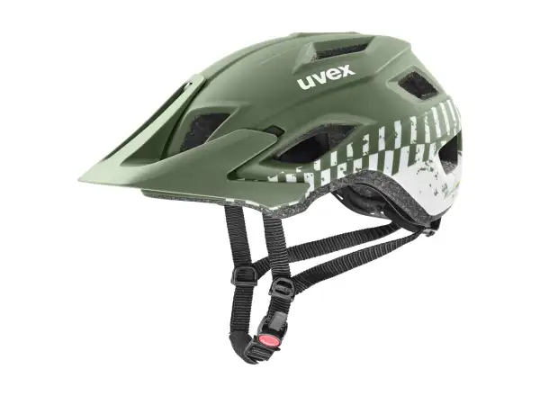 Uvex Access helmet Moss Green/White Matt