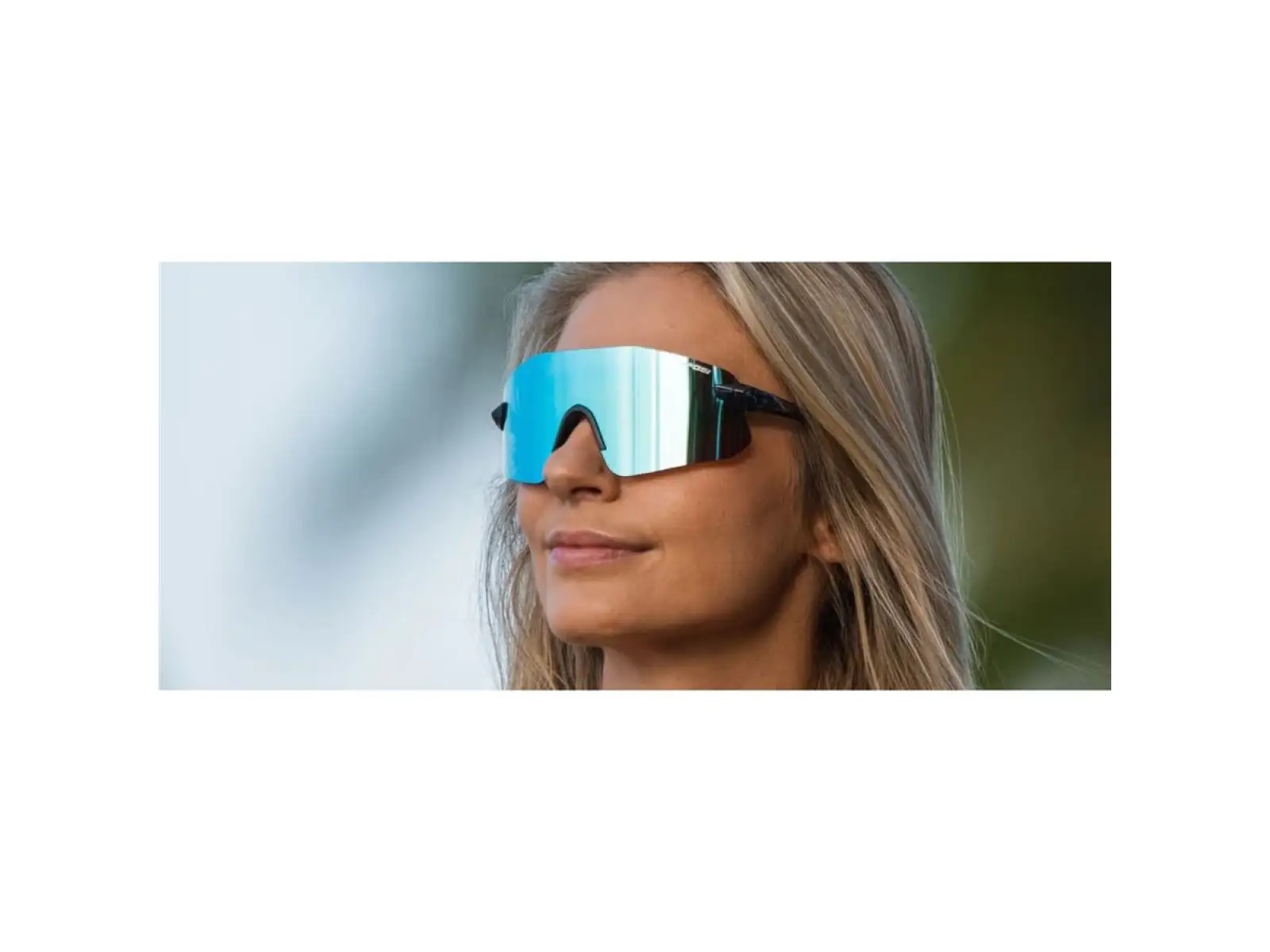 Tifosi Vogel SL sports glasses Crystal Smoke/Smoke Bright Blue