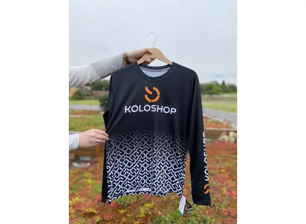 Koloshop Sensor men's jersey long sleeve Black