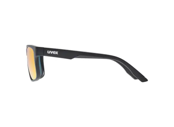 Uvex Poise sunglasses Black Matt/Mirror Red