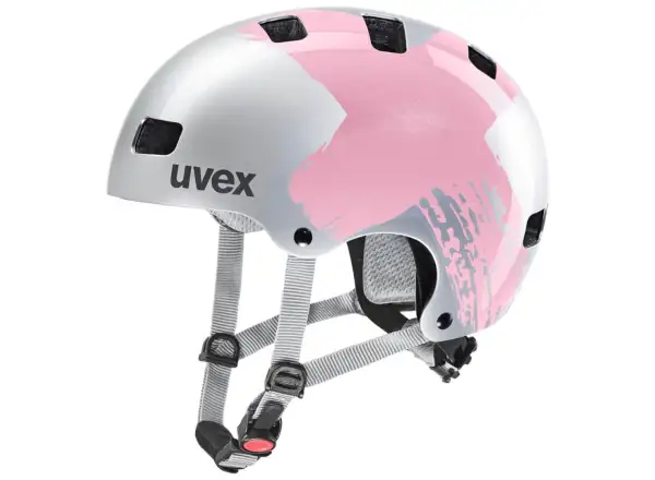 Uvex Kid 3 helmet Silver/Rosé