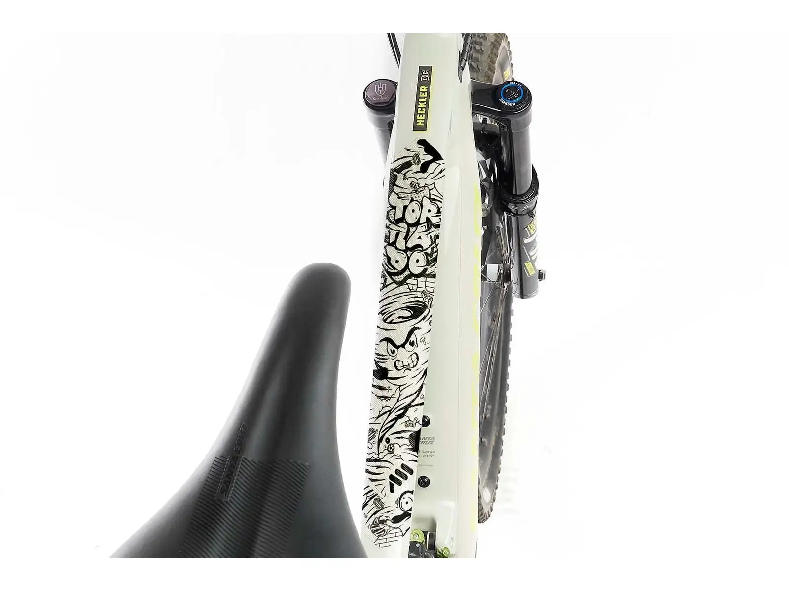 All Mountain Style frame protection stickers Extra Tornado Black