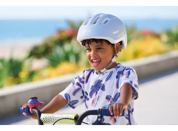 Abus Smiley 3.0 Ace LED kids helmet Pure Aqua