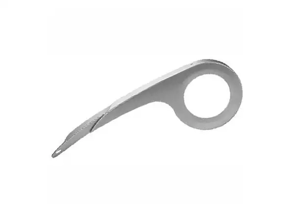 Hebie chain guard 38t single-wing adjustable silver