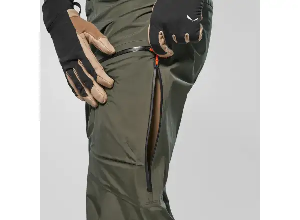 Salewa Sella 3L Powertex men's pants Dark Olive