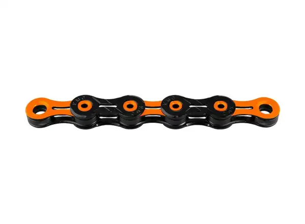 KMC X11 DLC black/orange chain 118 links