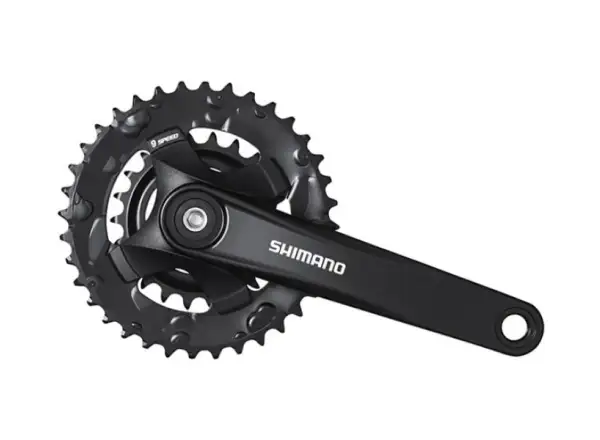 Shimano Altus FC-MT101 Crankset Square 2x9 sp. 175 mm 36x22 Teeth Black