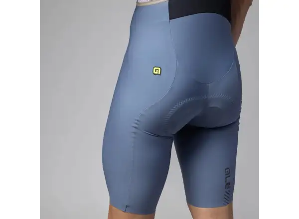 Alé PR-E Master 2.0 men's shorts with pad and braces Steel Blue