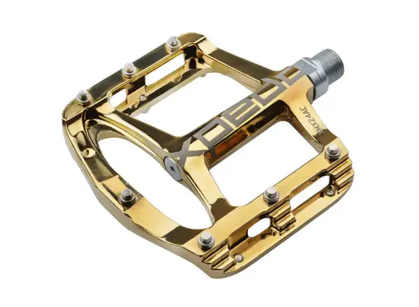 X-pedo Spry+ platform pedals gold slick