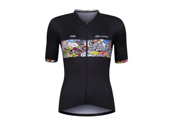 Force Vivid Lady women's jersey short sleeve black