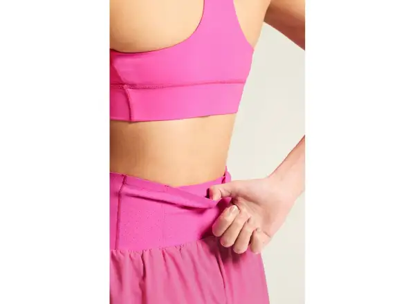 Craft Hypervent Wide women's running shorts pink