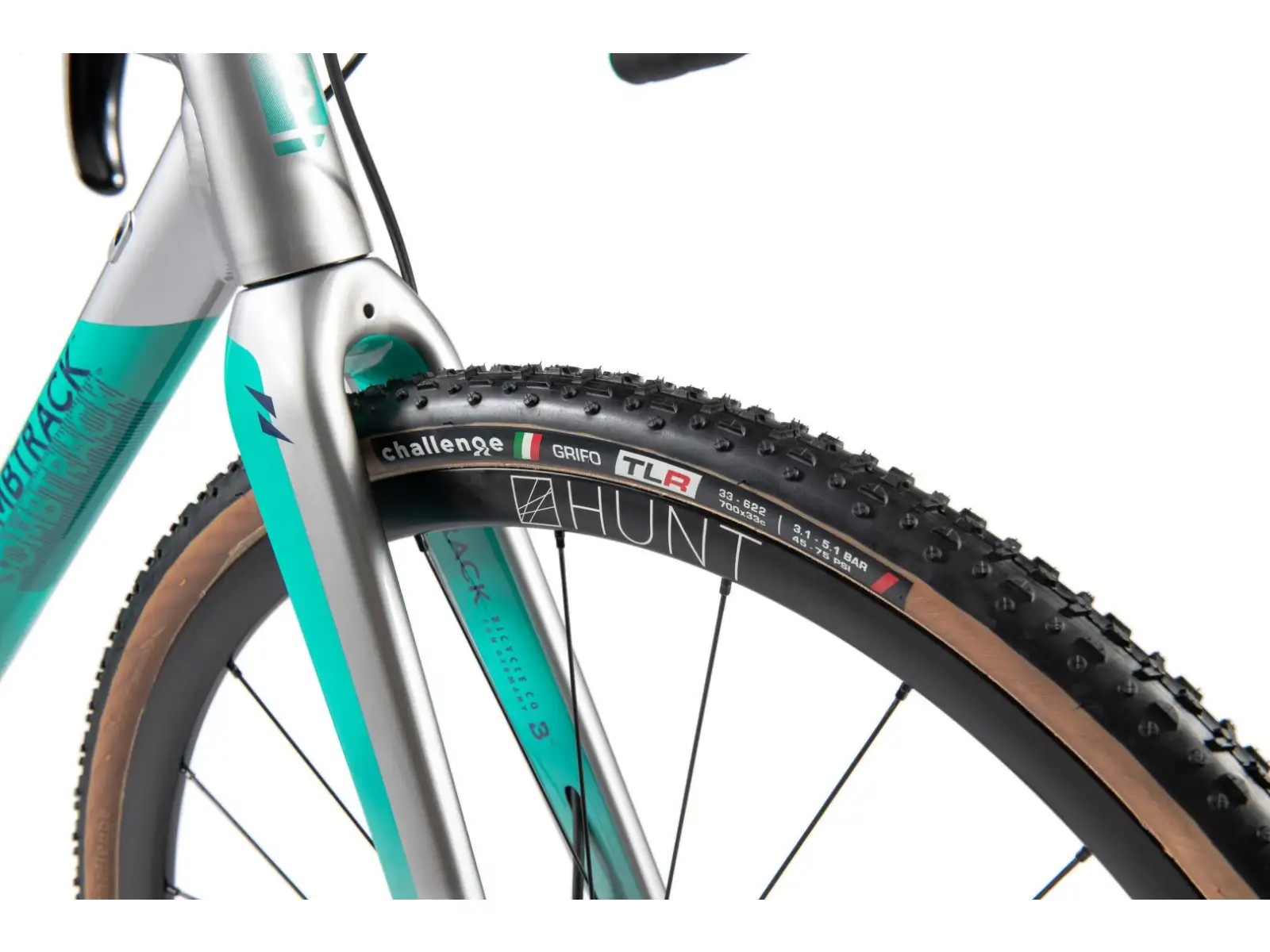 Bombtrack Tension 2 cyclocross bike Glossy Grey / Green