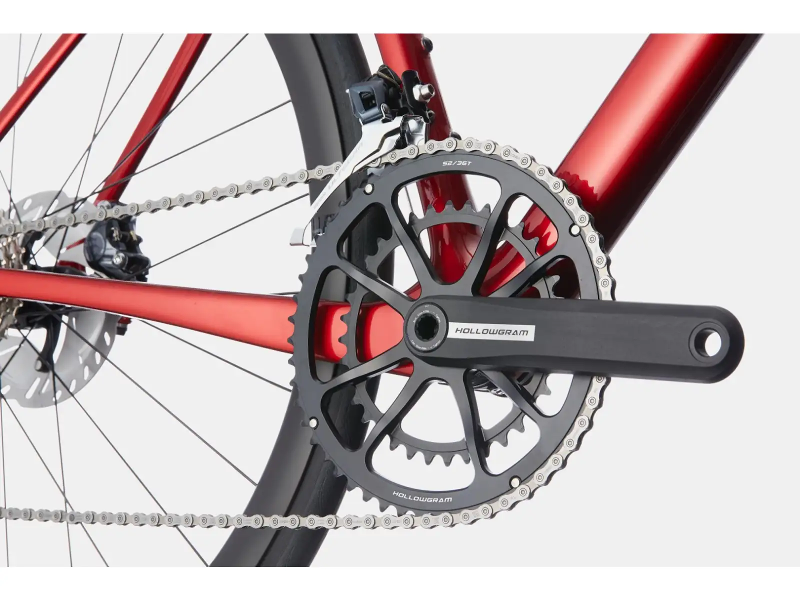 Cannondale SuperSix Evo Hi-Mod Disc Ultegra road bike Candy Red