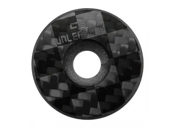 Unleazhed Unloose CF01 headset cap carved chessboard