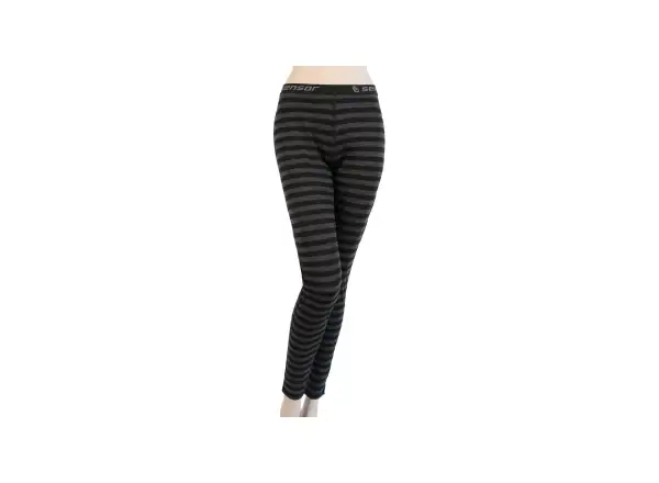 Sensor Merino Active women's leggings black/grey