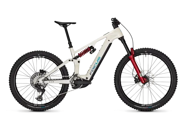 Focus SAM 9 600Wh full-suspension electric bike Champagne / Shellwhite