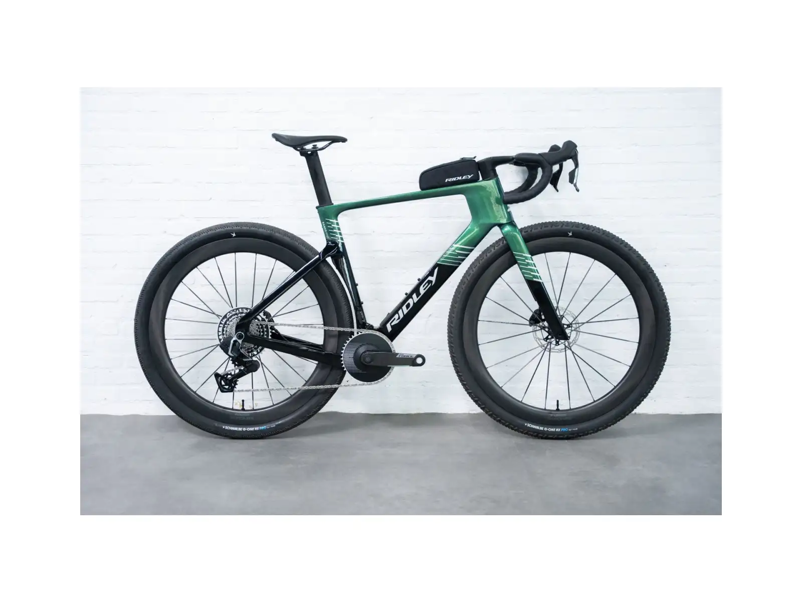 Ridley KANZO Fast 2.0 Force XPLR gravel bike Stellar Green/UD Carbon/Silver