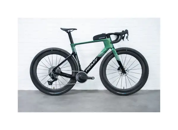 Ridley KANZO Fast 2.0 Force XPLR gravel bike Stellar Green/UD Carbon/Silver