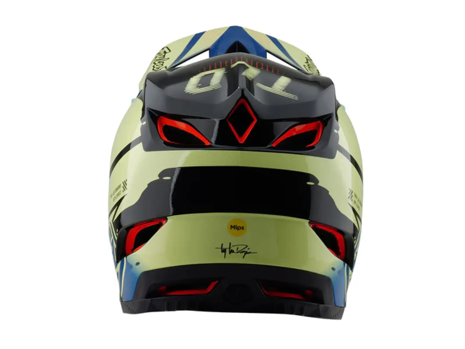 Troy Lee Designs D4 Composite helmet Drip Glo Yellow