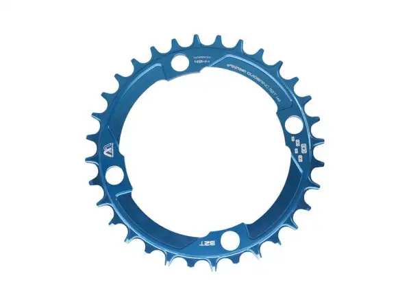E-13 M chainring BCD104 blue