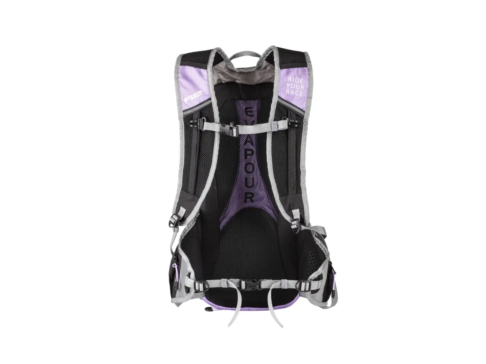 R2 Raven sports backpack 10l lilac purple/black