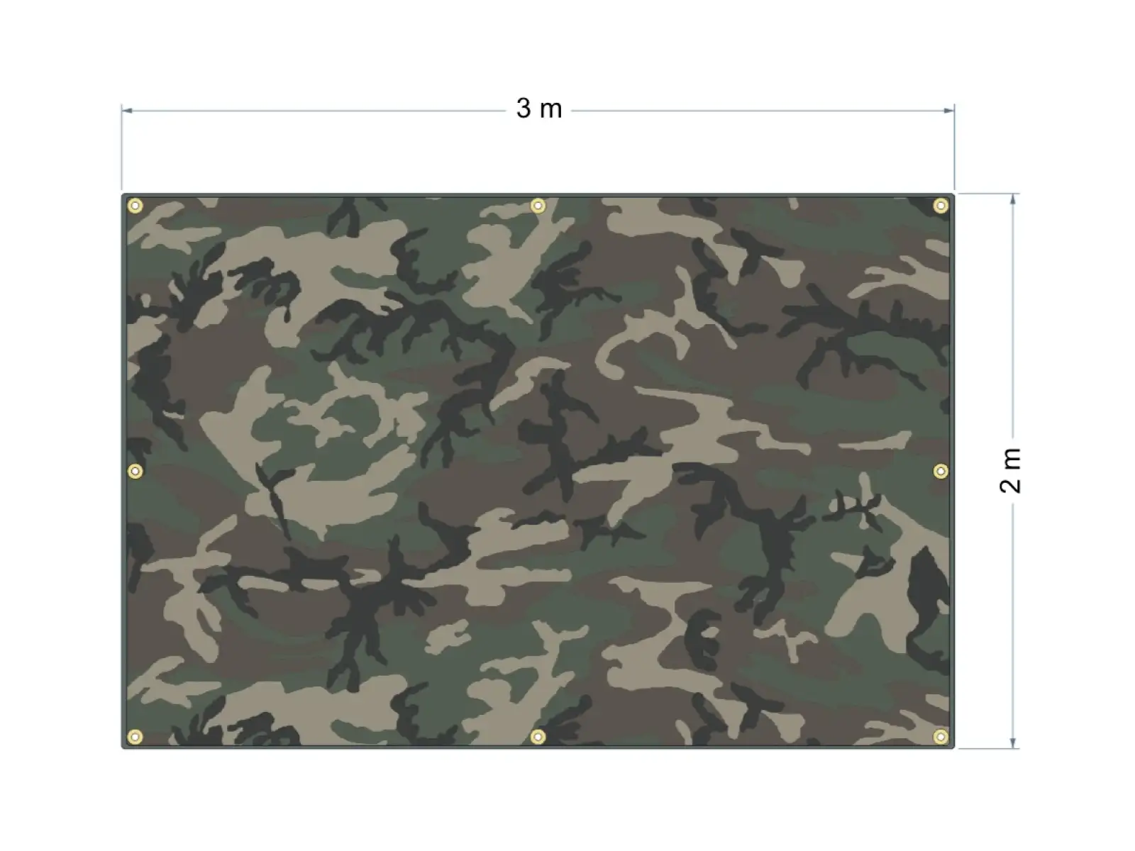 Cattara tarpaulin 2x3 m