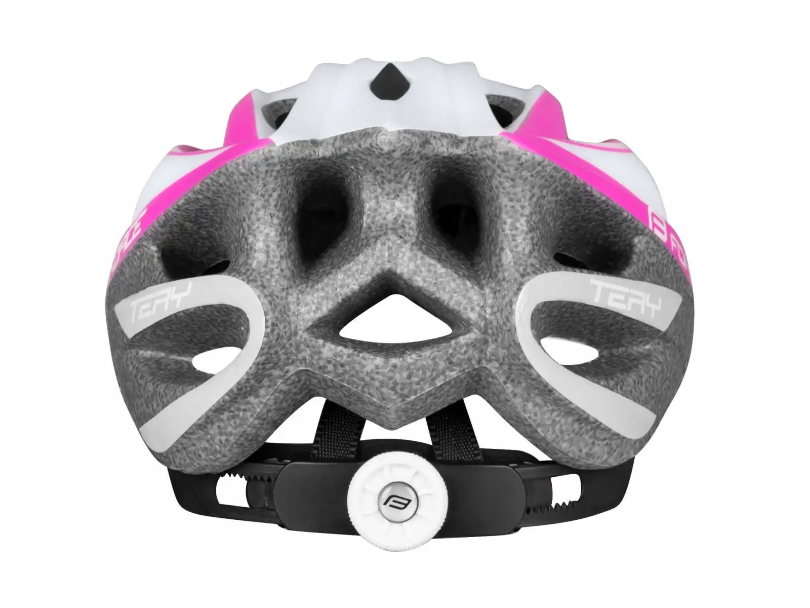 Force Tery cycling helmet white/pink